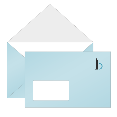 Briefumschläge mit Fenster